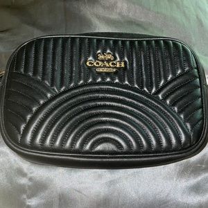 Coach quilted leather belt bag